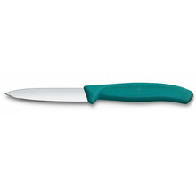 Couteau de cuisine Victorinox pointe pointue, bord droit - 8 cm