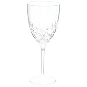 Lillian Wine Goblets 237 ml – Premium Plastic Crystal-Look Glasses, Perfect for Parties and Events