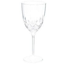 Lillian Wine Goblets 237 ml – Premium Plastic Crystal-Look Glasses, Perfect for Parties and Events