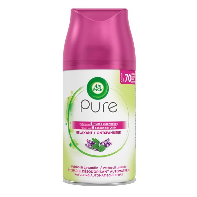 Recharge Air Wick Freshmatic Huiles Essentielles Pures – Parfum Relaxant Pour Votre Maison Jusqu’à 70 Jours