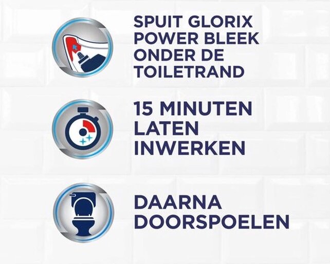 Glorix Dennen Bleek 750 ml – Krachtige Hygiënische Reiniging, Tegen Kalkaanslag & Bacteriën