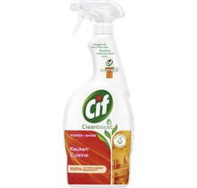 Cif Power & Shine Spray Cuisine 750ml – dégraissant puissant au parfum agrumes pour graisses tenaces