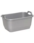 Keeeper Rectangular Laundry Basket 35L – Metal Grey