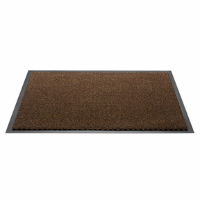Tapis de Porte Microfibre 60×80 cm – Brun