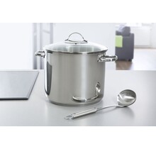 BK Universal Soup Pot 11L Ø26 cm with Glass Lid, Induction & Dishwasher Safe