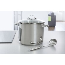 Grande marmite à soupe 26 cm 11 L inox