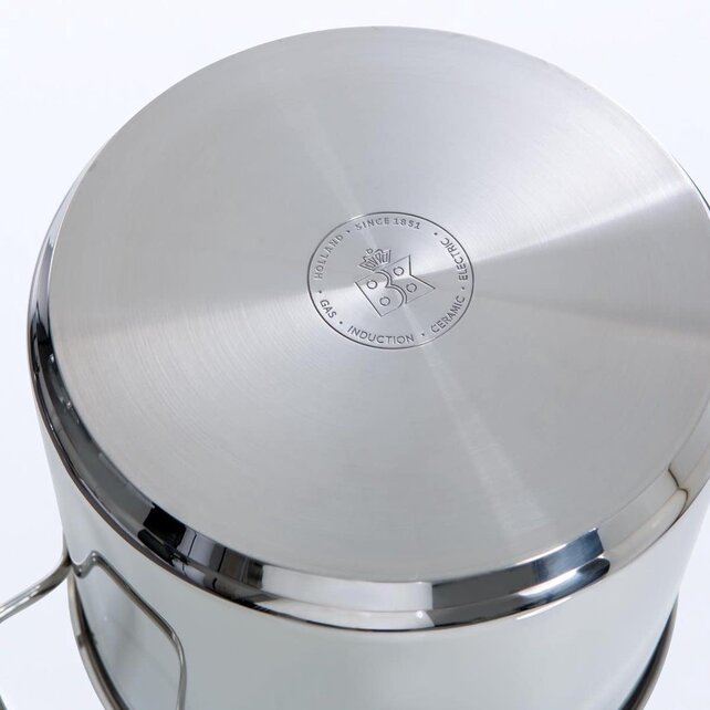 BK Marmite à soupe universelle 11L Ø26 cm avec couvercle en verre, compatible induction et lave-vaisselle