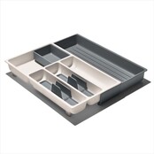 OXO Good Grips Uittrekbare Lade Organizer met Verstelbare Vakken voor Keukenhulpen en Gereedschap