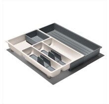 OXO Good Grips Organisateur de Tiroir Extensible avec Séparateurs Ajustables pour Ustensiles de Cuisine