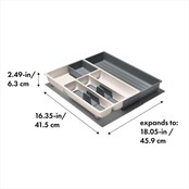 OXO Good Grips Uittrekbare Lade Organizer met Verstelbare Vakken voor Keukenhulpen en Gereedschap