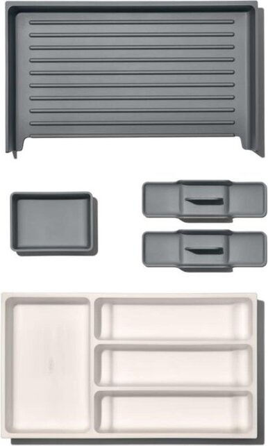 OXO Good Grips Organisateur de Tiroir Extensible avec Séparateurs Ajustables pour Ustensiles de Cuisine