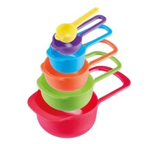 Westmark Messlöffel Set 6-Teilig – Stapelbare Messbecher und Löffel für Backen & Kochen