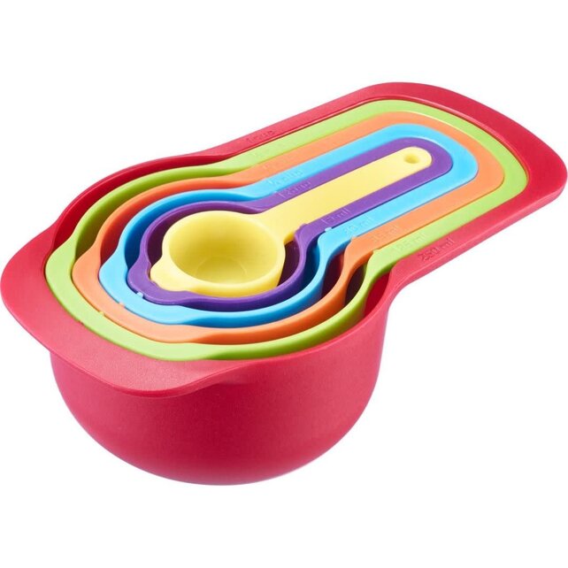 Westmark Set de 6 Cuillères Doseuses – Cuillères Empilables pour Cuisson et Pâtisserie