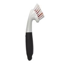 OXO Good Grips Brosse à Joints avec Poils Rigides et Poignée Soft-Grip – Pour Espaces Étroits & Salle de Bain