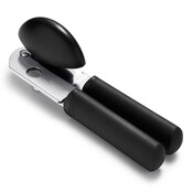 OXO Good Grips Soft-Handled Can Opener with Stainless Steel Cutting Wheel and Built-In Bottle Opener