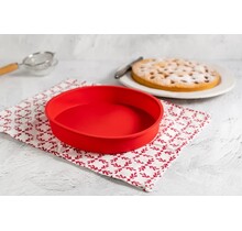 Dr. Oetker Silikon-Backform Ø26 cm – Flexible Runde Form für Kuchen, Quiches und Tartes