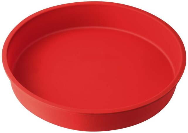 Dr. Oetker Moule en Silicone Ø26 cm – Moule Rond Flexible pour Gâteaux, Quiches et Tartes
