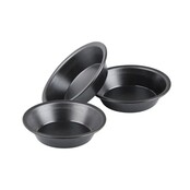 Dr. Oetker Moules Mini Pizza et Gâteau Set de 3 – Moules Antiadhésifs Ø10 cm pour Pizzas, Cakes et Tartes