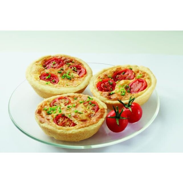 Dr. Oetker Mini Pizza- en Cakevormen Set van 3 – Antiaanbak Bakvormen Ø10 cm voor Pizza, Cake en Taart
