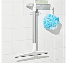 OXO Good Grips Ausziehbarer Fensterabzieher mit Rostfreiem Aluminiumstiel und Flexibler Silikonlippe