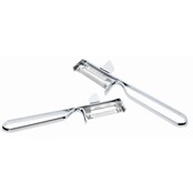 Westmark Famos Éplucheur Inox – Lame Pivotante, Pointe Retire-Taches, Durable et Précis