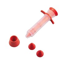 Dr. Oetker Silicone Decorating Pen – Flexxibel Love Pen with 2 Nozzles & Stand for Precision Cake Decorating