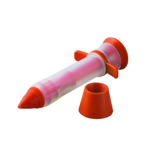 Dr. Oetker Silikon Decoratiestift – Flexxibel Love Stift met 2 Tuiten & Standaard voor Precisie Decoreren