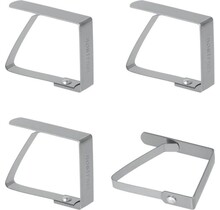 Metaltex Stainless Steel Holding Tablecloths (4 pcs)