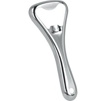 Metaltex Bottle Opener Set 2-Piece – Chrome Steel Openers for Bottle Caps