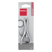 Metaltex Ouvre-bouteille Set 2-pièces – Ouvre-capsules Chromés Durables