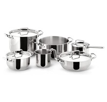 Lagostina Sfiziosa 10-Piece Stainless Steel Cookware Set – All Hobs & Induction Safe