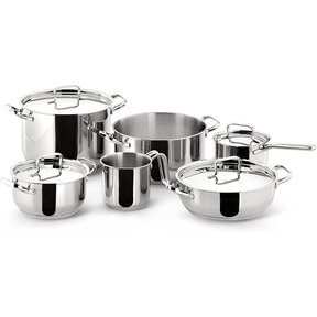 Sfiziosa 10-Piece Stainless Steel Cookware Set