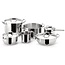 Lagostina Lagostina Sfiziosa 10-Piece Stainless Steel Cookware Set – All Hobs & Induction Safe