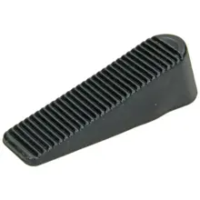 Rubber Door Stop Wedge Black 100×25 mm