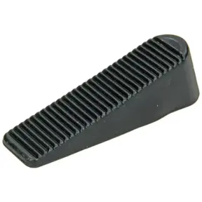 Deurstop wigvorm rubber zwart 100x25mm