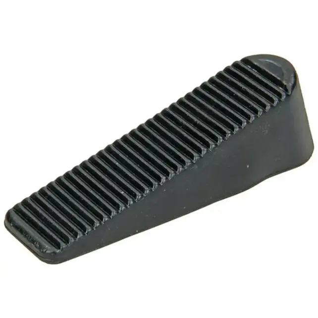 Rubber Door Stop Wedge – Anti-Slip Door Wedge Black 100×25 mm | Protects Doors & Floors