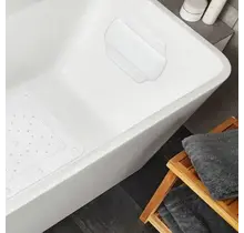 Kleine Wolke nekkussen Arosa wit met zuignappen