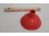 Heva ontstopper met houten steel