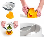 Zyliss Slice & Peel Mango Splitter – 3-in-1 mangosnijder om te ontpitten, schillen en snijden