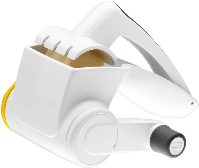 Zyliss Classic Rotierende Käsereibe Fein – Für Hartkäse, Schokolade und Gemüse