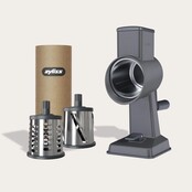 Zyliss Râpe à Tambour Gourmet – Râpe Robuste en Aluminium avec 3 Tambours Inox