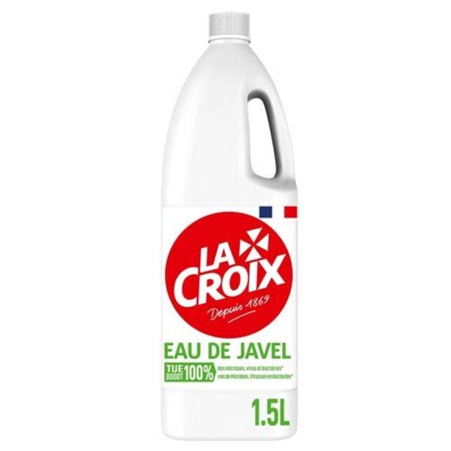 Eau de Javel La Croix 1,5L – Désinfection et Propreté Maximale