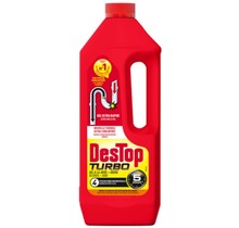 Destop Turbo Gel Ontstopper 1L – Supersnel Ontstopt in 5 Minuten