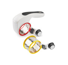 Zyliss Râpe à Fromage avec 2 Tambours Inox – Râpage Fin & Gros, Design Ergonomique