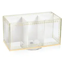Swivel Acrylic Silverware Caddy