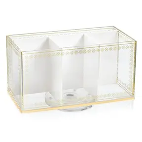 Swivel Acrylic Silverware Caddy