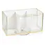 Waterdale Waterdale Inspired Swivel Acrylic Silverware Caddy with 4 Compartments – 360° Rotation