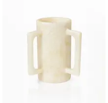 Resin Waschbecher Netilat Yadayim mit 2 Griffen und Antirutsch-Basis