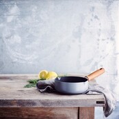 GreenPan Mayflower Pro ceramic saucepan 16 cm – induction, PFAS-free, wooden handle