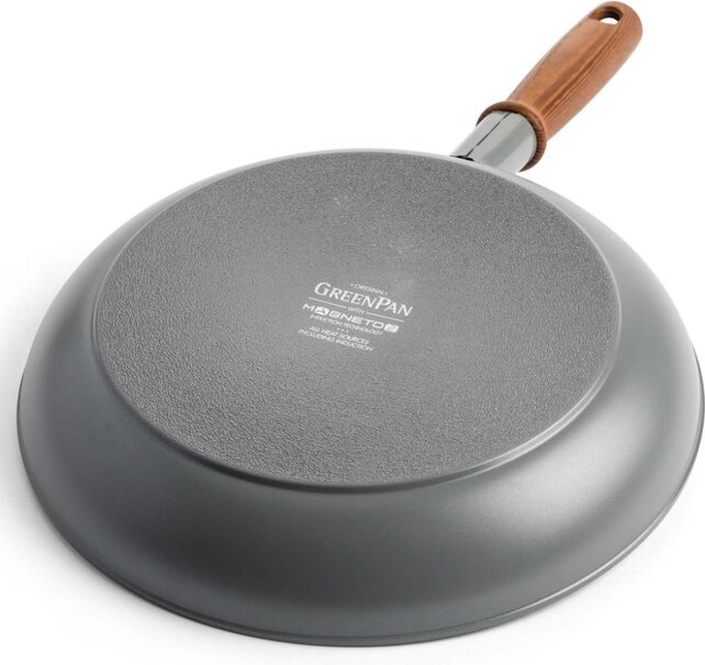 GreenPan Mayflower Pro poêle 28 cm – céramique antiadhésive, induction, sans PFAS, gris anthracite